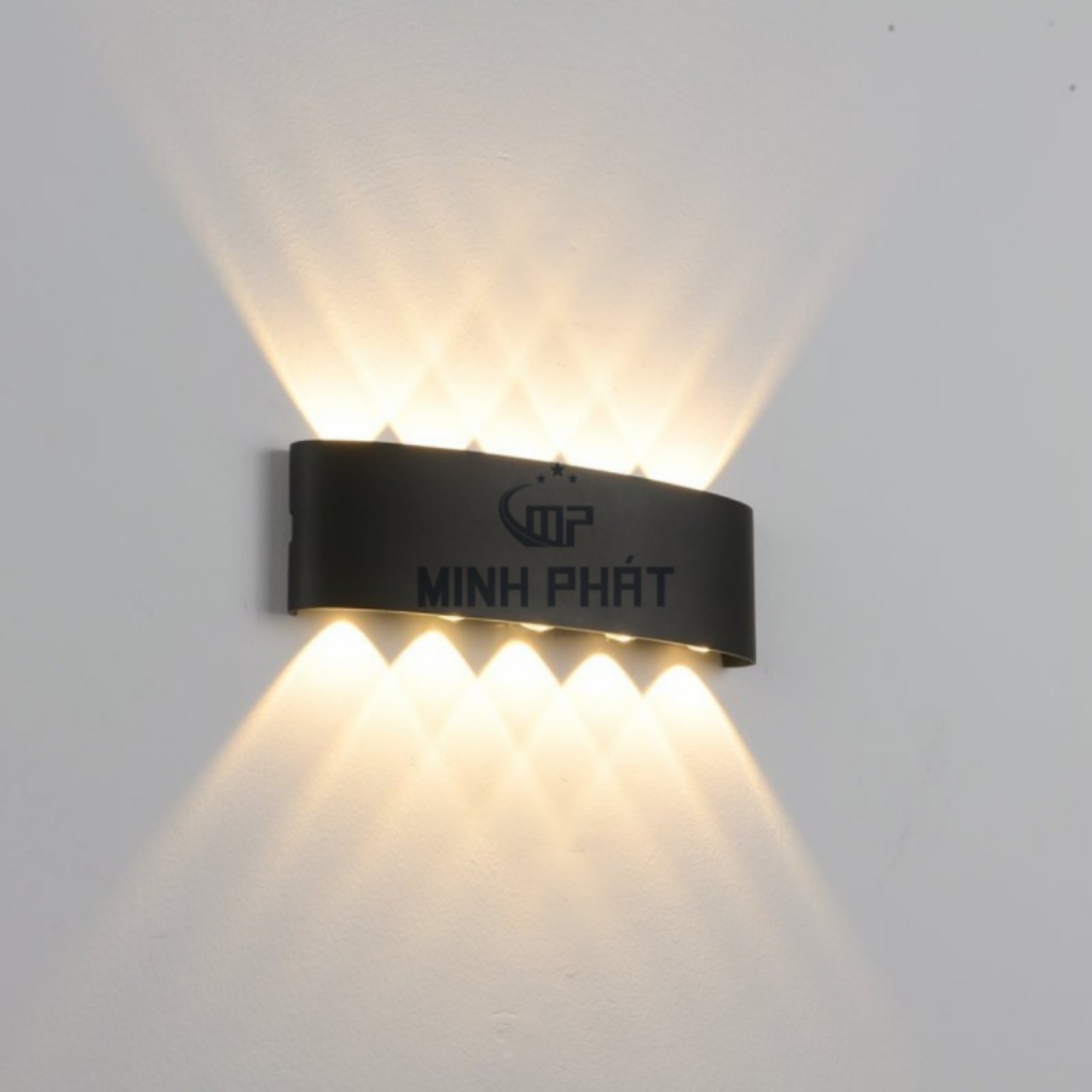 Đèn ngoài trời đen LED 5 bóng NTL.C011/10 BK