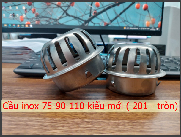 Cầu inox 110 kiểu mới ( 201 - tròn)